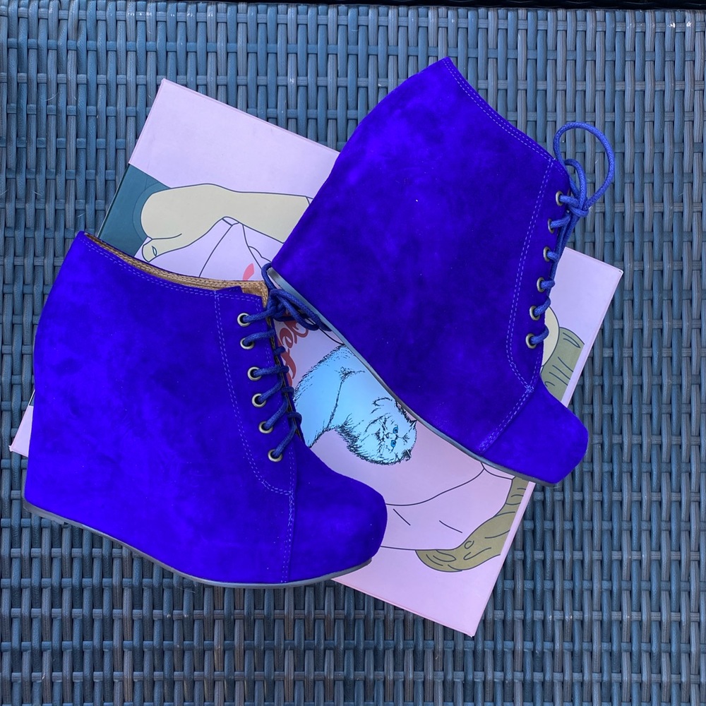Jeffrey Campbell 99 Tie Wedge Bootie - Picture 9 of 10